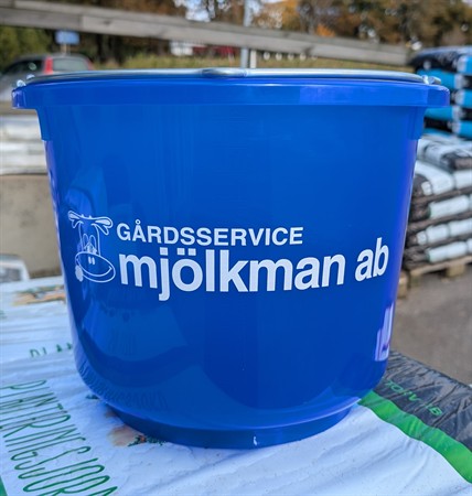 Hink 12L Blå /Transp Mjölkman