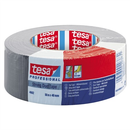 Byggtejp 50Mm 50M Silver Tesa